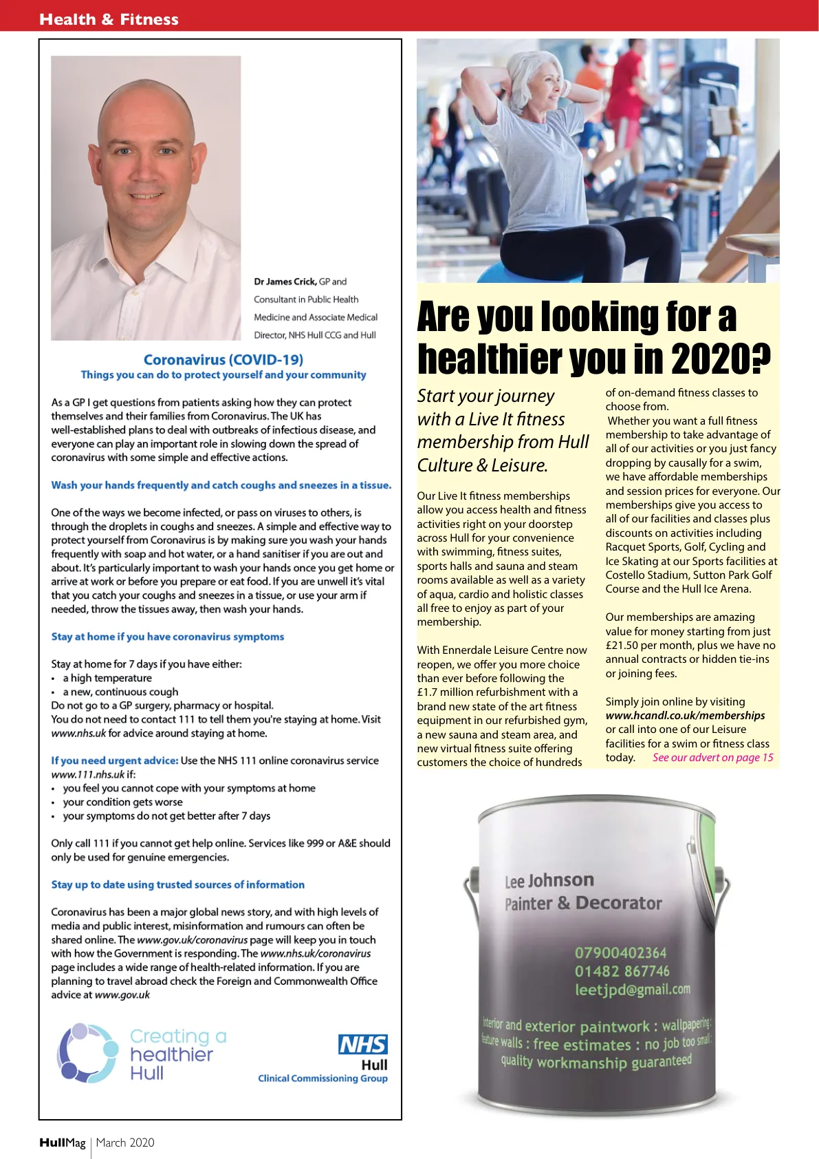 Hull Magazine — March 2020 — Page 4 of 36