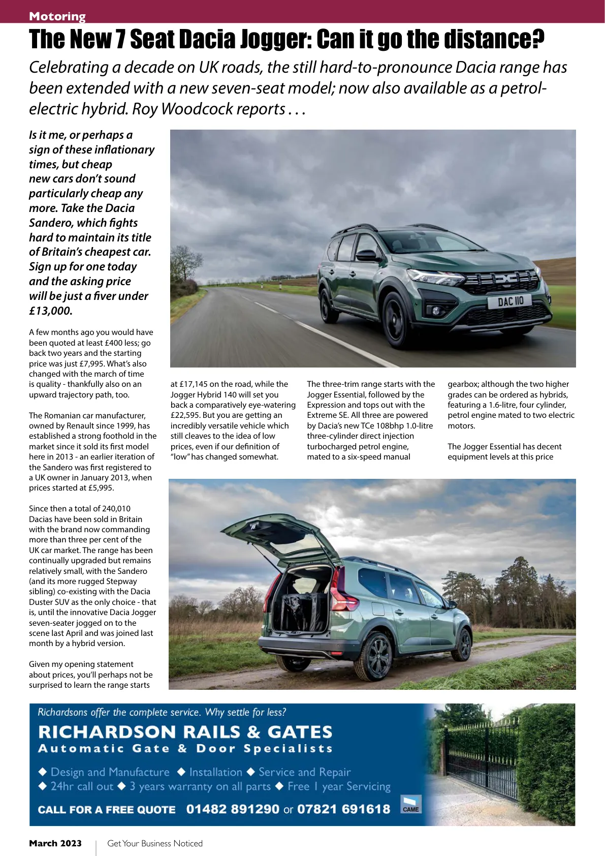 Hull Magazine — March 2023 — Page 28 of 36