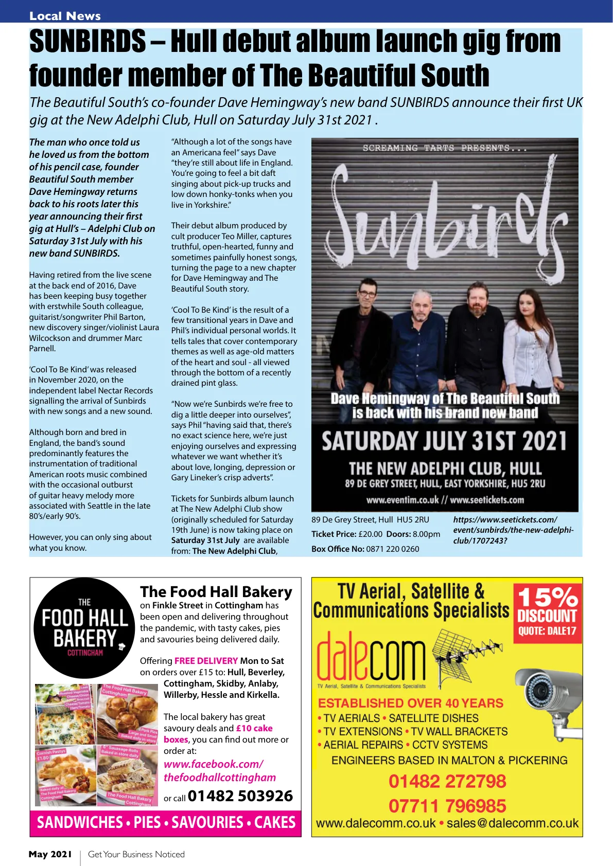 Hull Magazine — May 2021 — Page 4 of 36