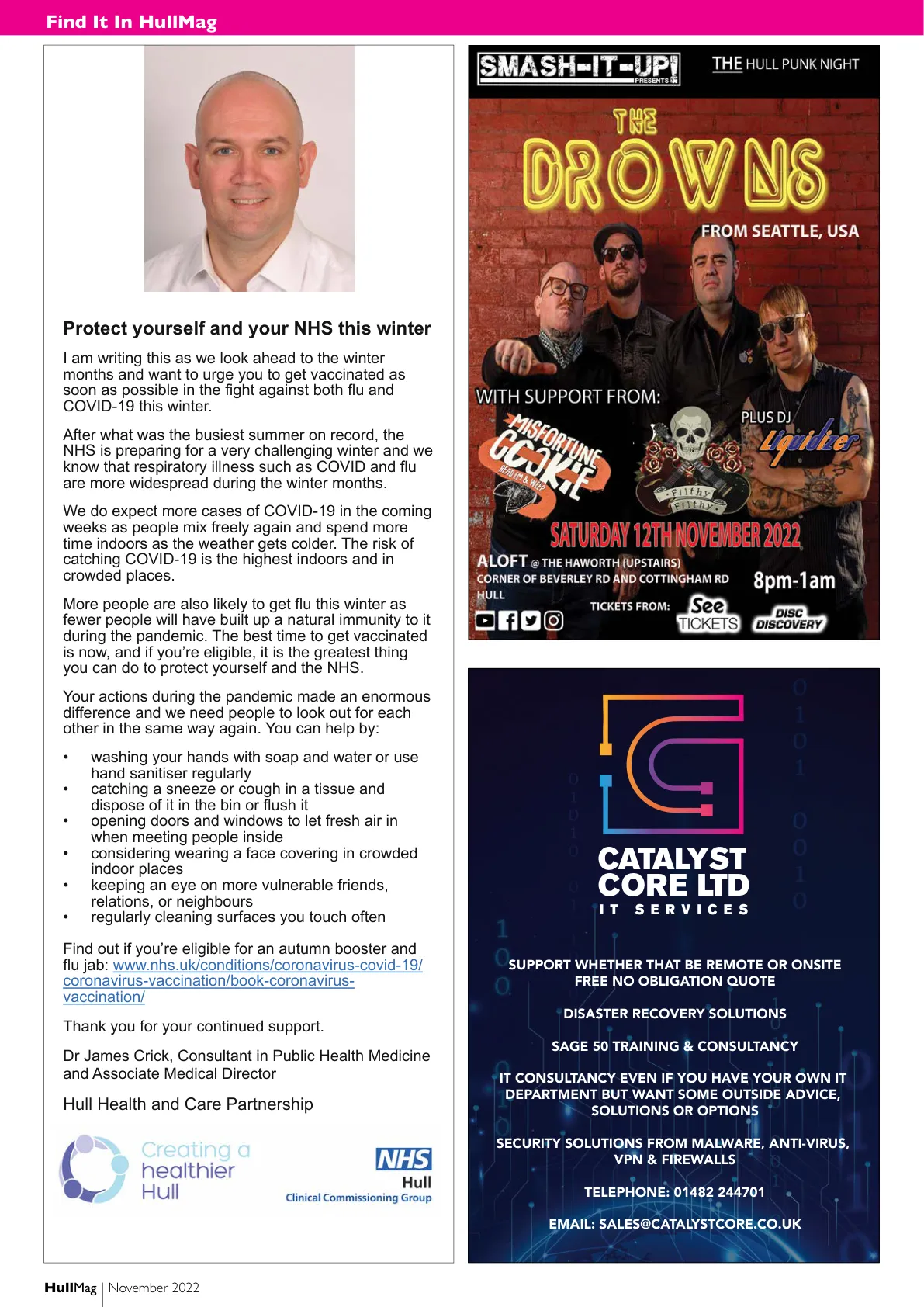 Hull Magazine — November 2022 — Page 2 of 36