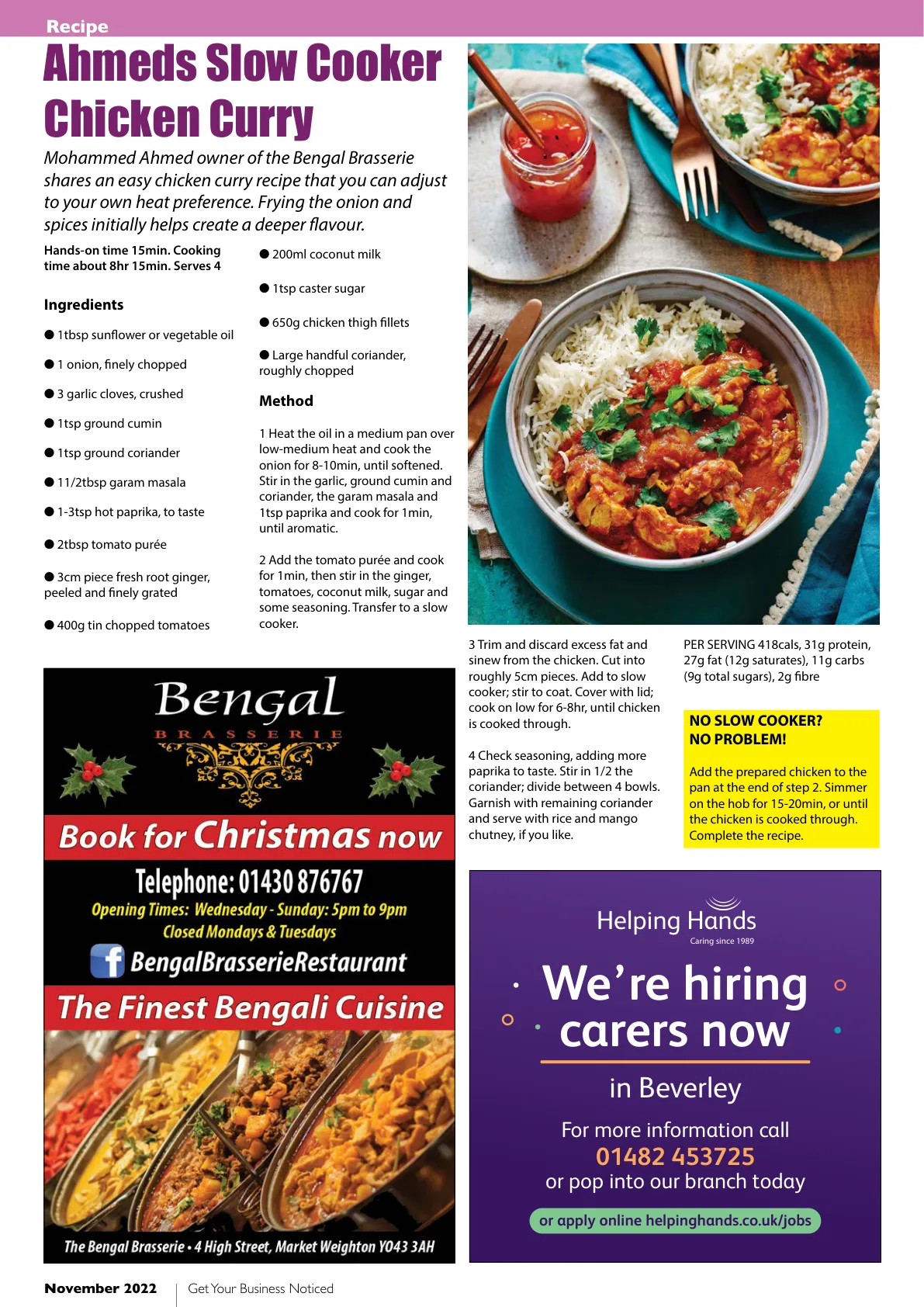 Hull Magazine — November 2022 — Page 22 of 36