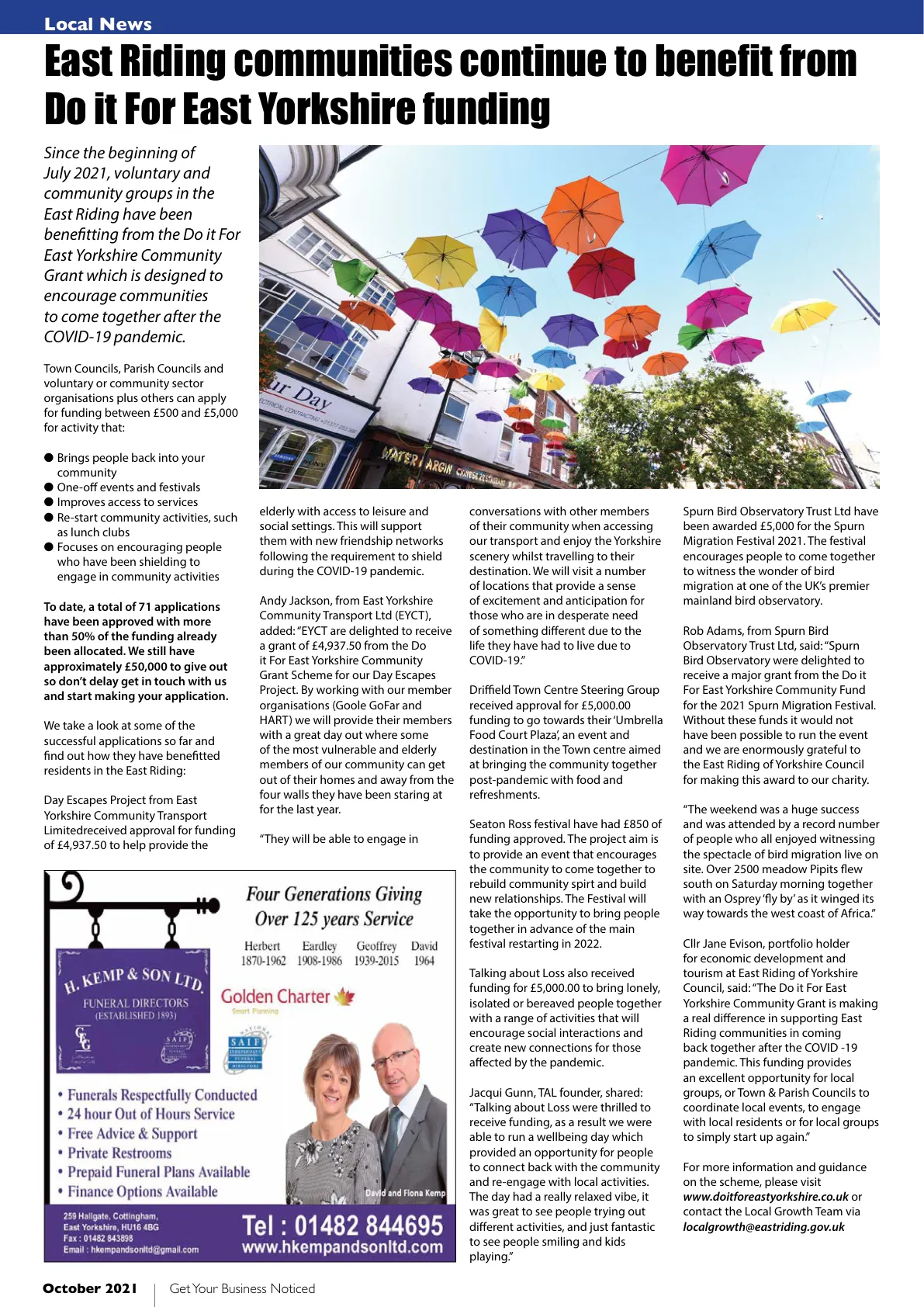 Hull Magazine — October 2021 — Page 4 of 44