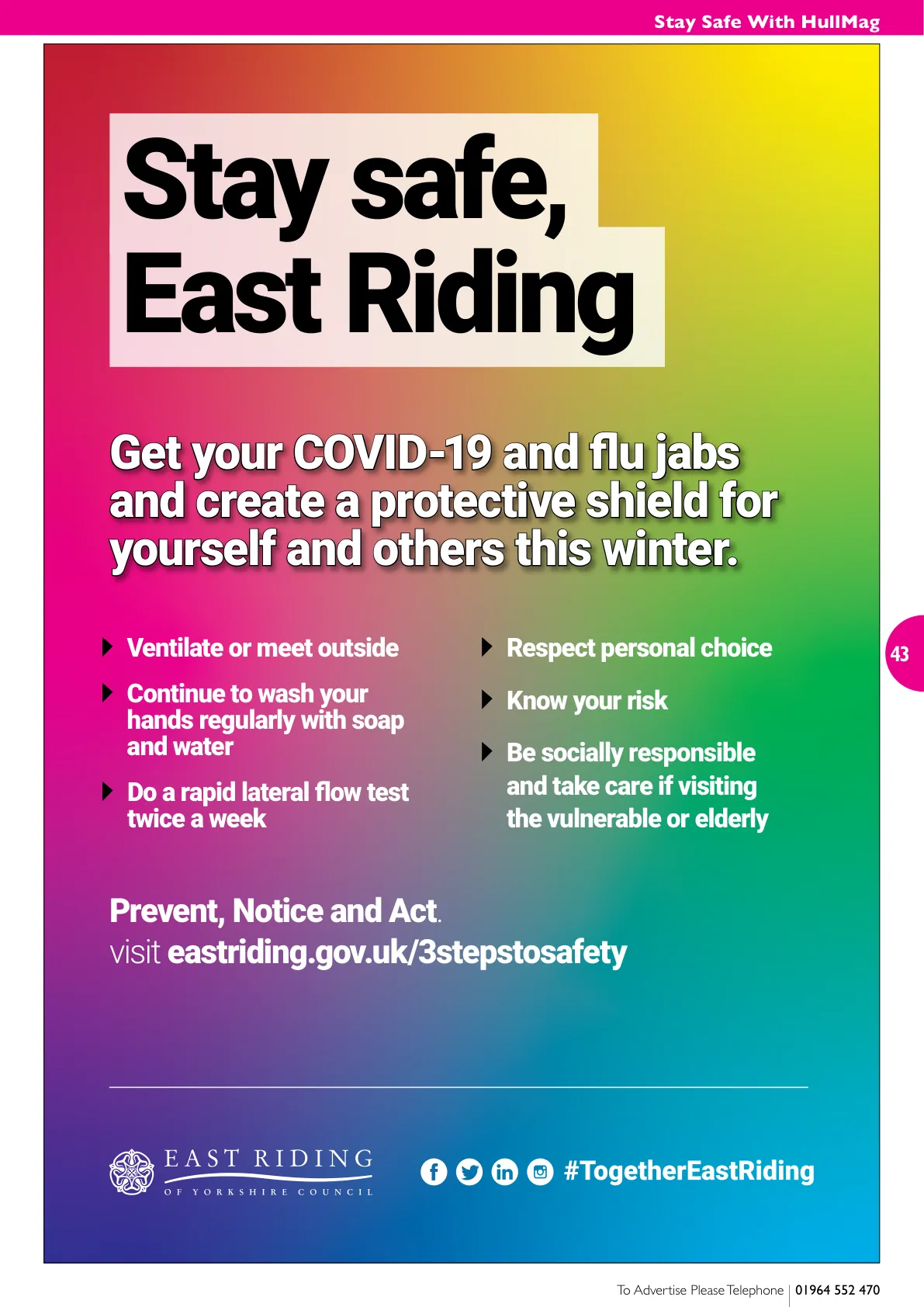 Hull Magazine — October 2021 — Page 43 of 44