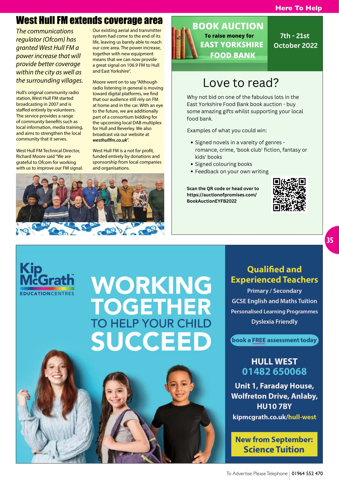 Hull Magazine — October 2022 — Page 35 of 36