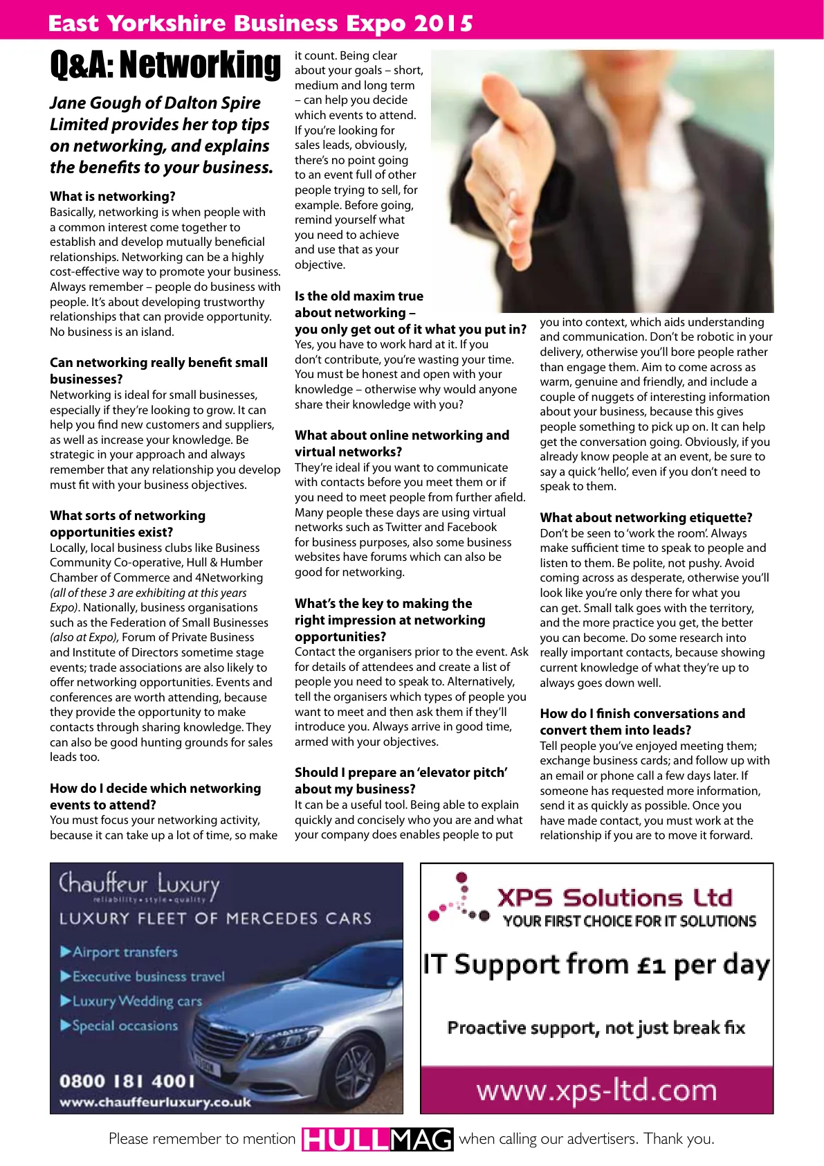 Hull Magazine — September 2015 — Page 16 of 36