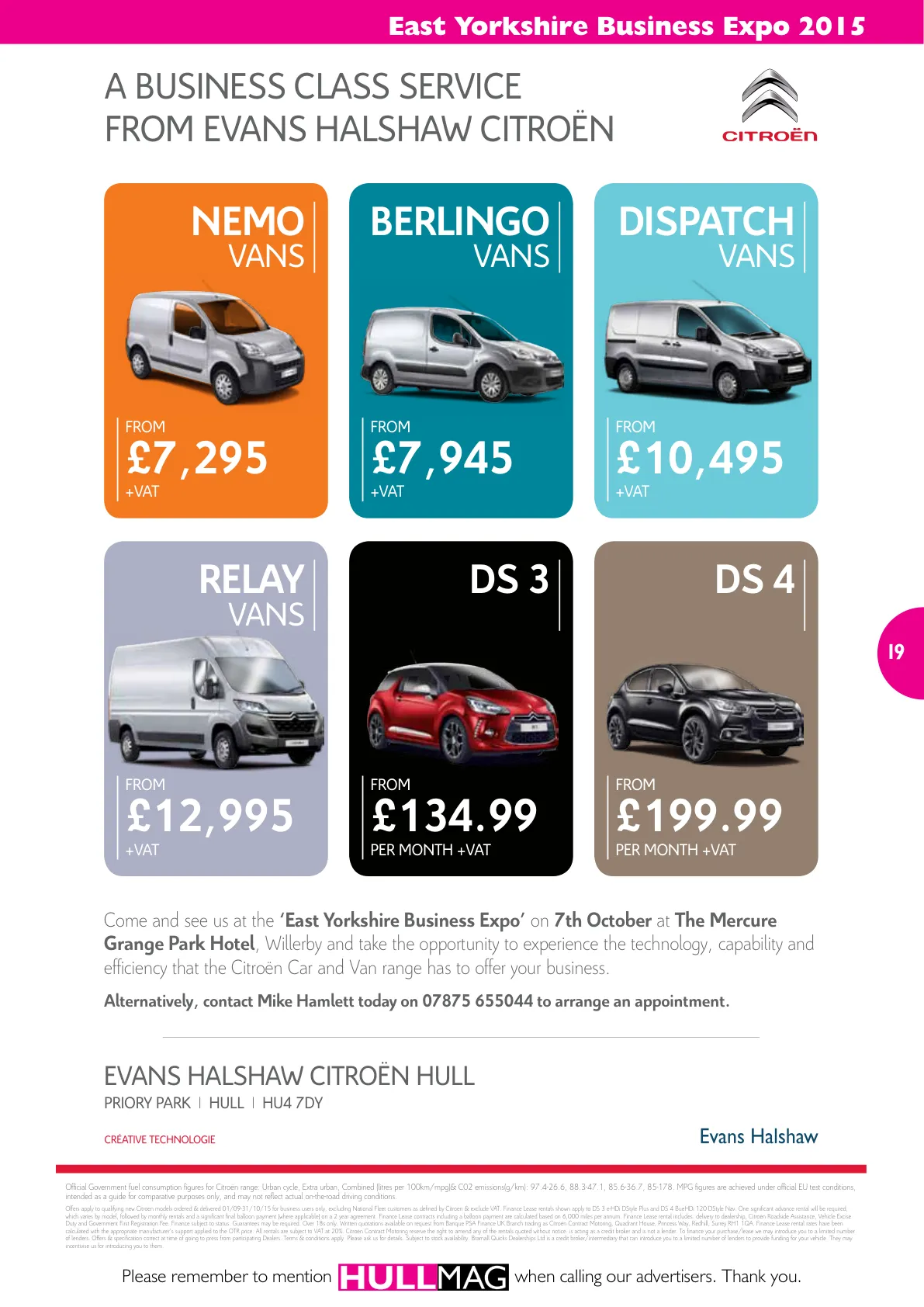 Hull Magazine — September 2015 — Page 19 of 36