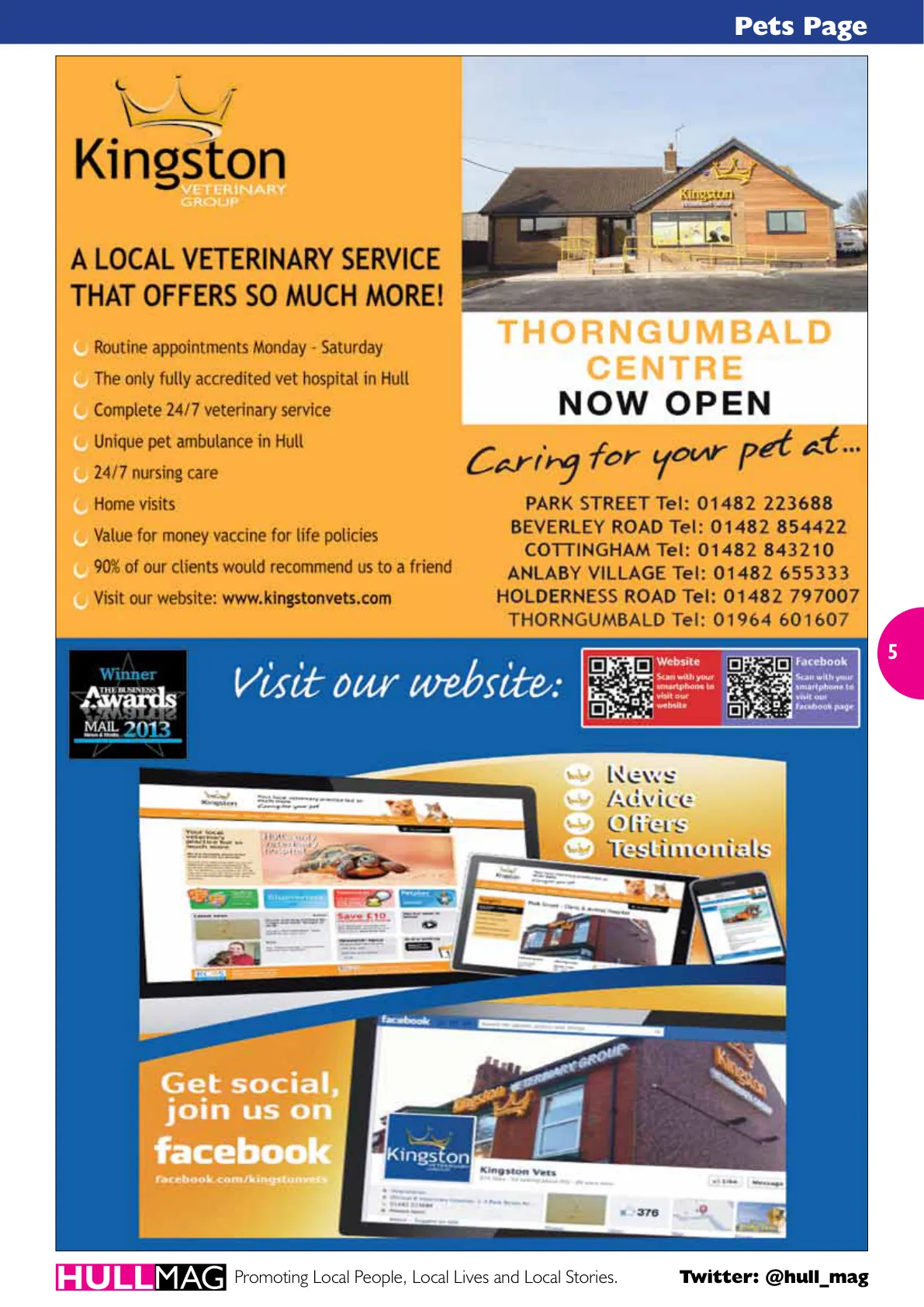 Hull Magazine — September 2015 — Page 5 of 36