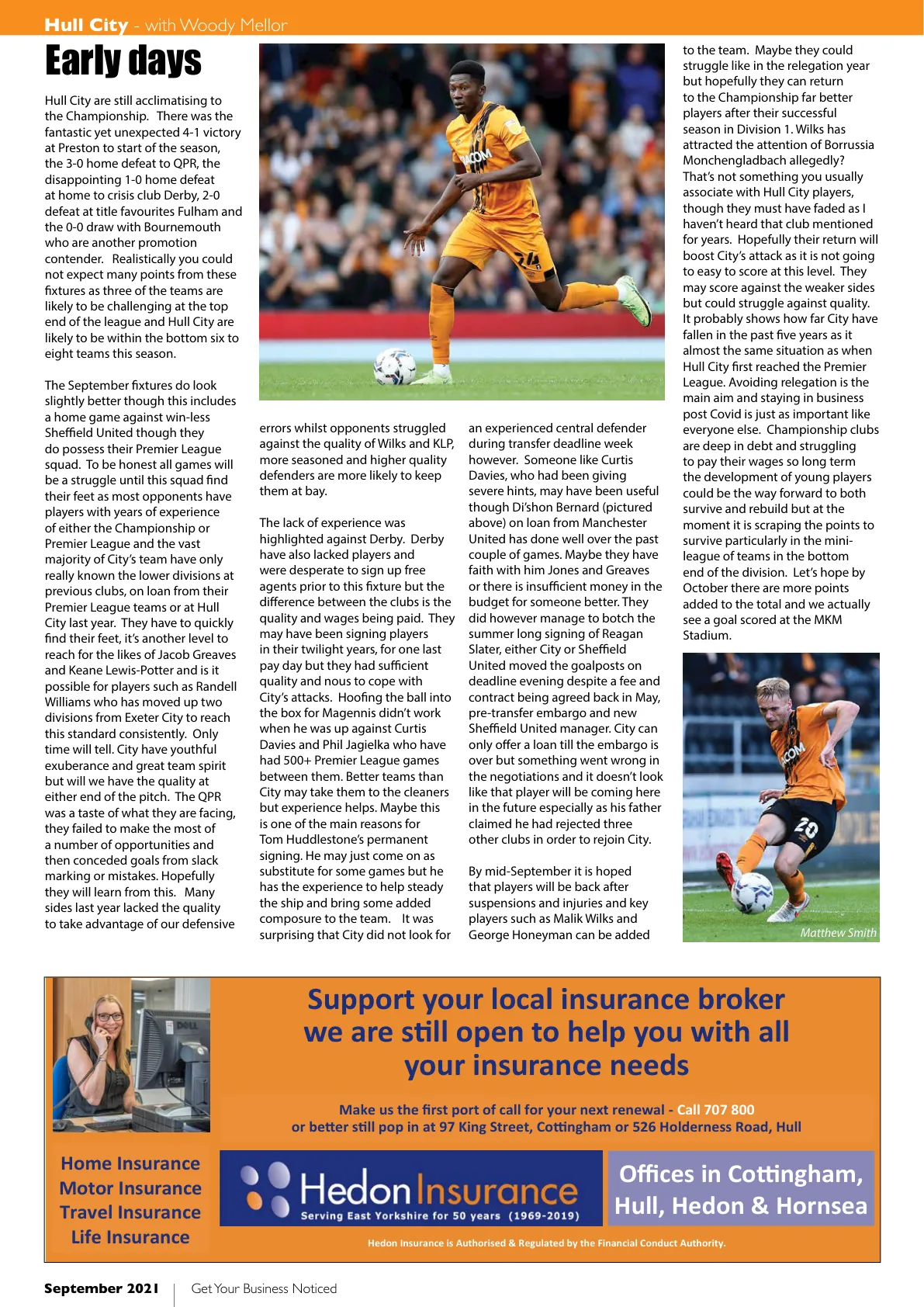 Hull Magazine — September 2021 — Page 38 of 44