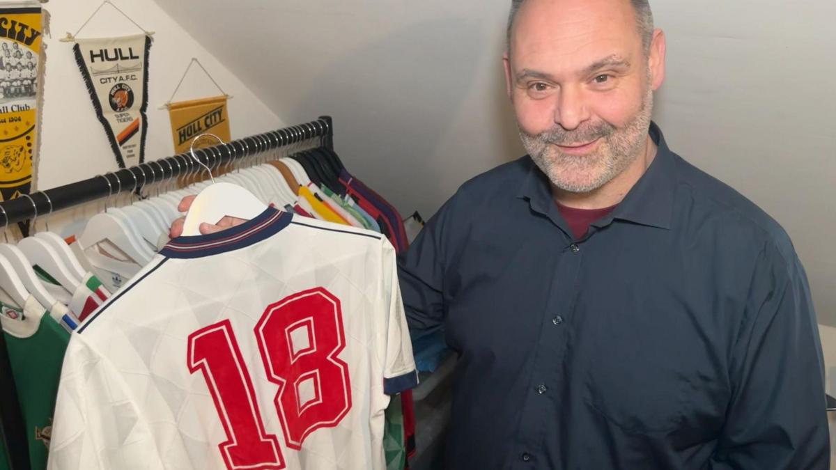 Local Collector Challenges Price of New England Football Shirts
