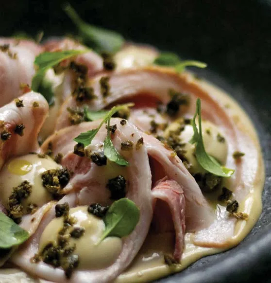 Erkan Sahindal’s Porchetta Tonnata and Pink Grapefruit Cheesecake Recipes